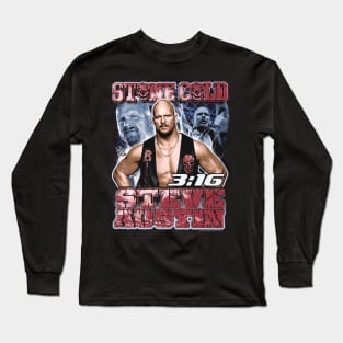 Stone Cold Steve Austin 316 Collage Long Sleeve T-Shirt